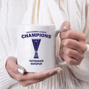 2025 Europa League Champions Tottenham Hotspur Mug