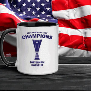 2025 Europa League Champions Tottenham Hotspur Mug