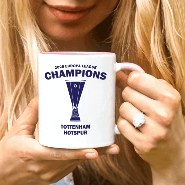 2025 Europa League Champions Tottenham Hotspur Mug