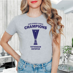 2025 Europa League Champions Tottenham Hotspur T-Shirt