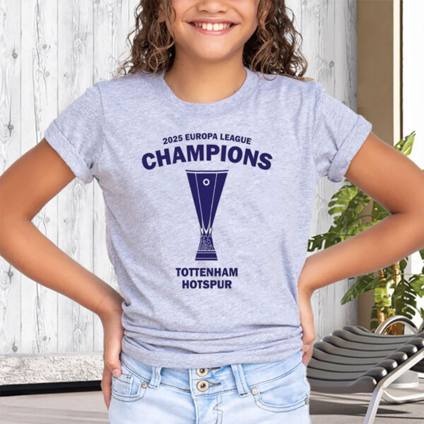 2025 Europa League Champions Tottenham Hotspur T-Shirt