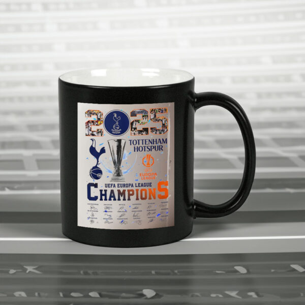 2025 Tottenham Hotspur UEFA Europa League Champions signature Mug