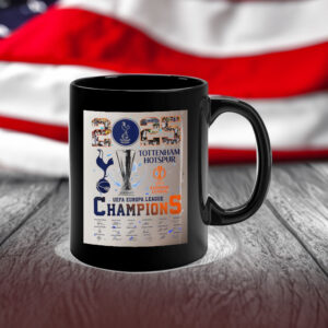 2025 Tottenham Hotspur UEFA Europa League Champions signature Mug