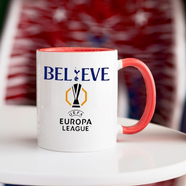 Believe UEFA Europa league Tottenham Hotspur Mug
