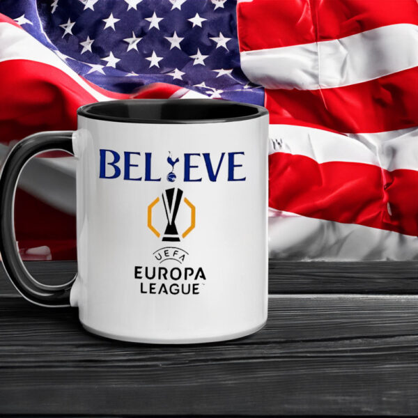 Believe UEFA Europa league Tottenham Hotspur Mug