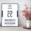 Brennan Johnson Tottenham v Manchester United Goal Print Goal Poster