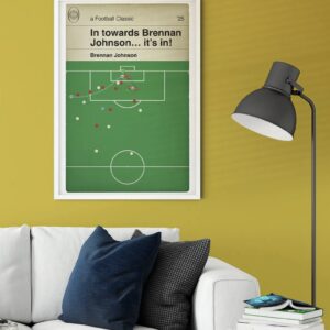 Brennan Johnson winner - Spurs 1 Man Utd 0 - Europa League Final 2025 Poster