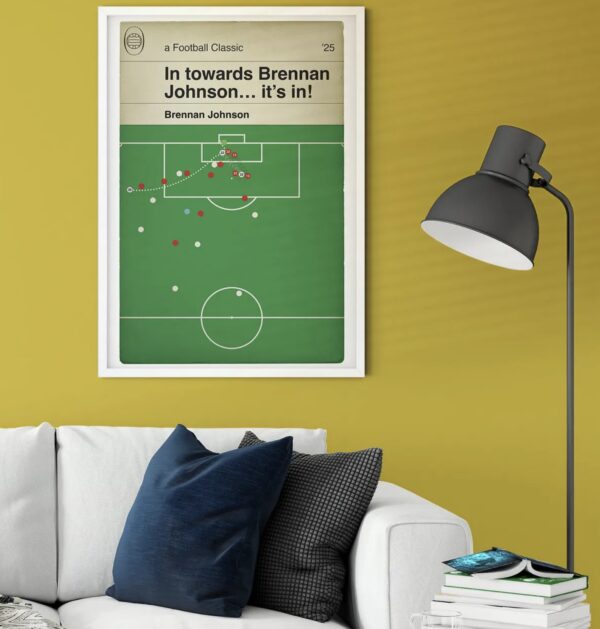 Brennan Johnson winner - Spurs 1 Man Utd 0 - Europa League Final 2025 Poster