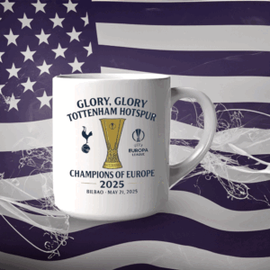 Glory ,Glory Tottenham Hotspur Champions Of Europe 2025 Mug