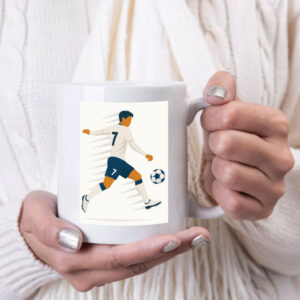 Heung-Min Son Motion Blur- Spurs Minimalist Football Mug
