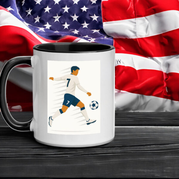 Heung-Min Son Motion Blur- Spurs Minimalist Football Mug
