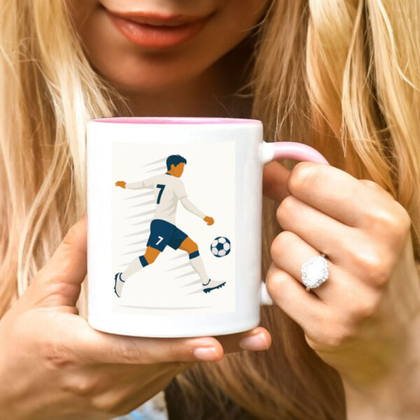 Heung-Min Son Motion Blur- Spurs Minimalist Football Mug