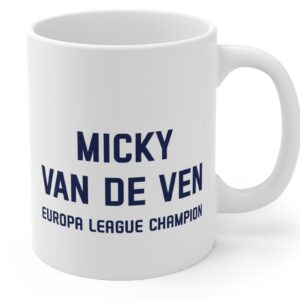 Micky Van De Ven Europa League Final Mug - Tottenham Hotspur