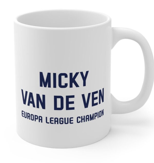 Micky Van De Ven Europa League Final Mug - Tottenham Hotspur