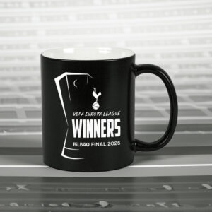 Official Tottenham Hotspur Europa League Champions Bilbao Final 2025 Winners Mug