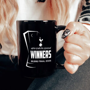 Official Tottenham Hotspur Europa League Champions Bilbao Final 2025 Winners Mug
