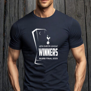 Official Tottenham Hotspur Europa League Champions Bilbao Final 2025 Winners T-Shirt