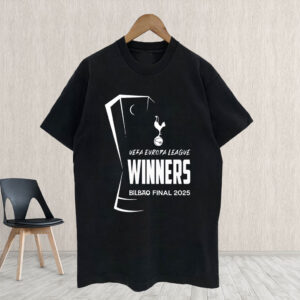 Official Tottenham Hotspur Europa League Champions Bilbao Final 2025 Winners T-Shirt