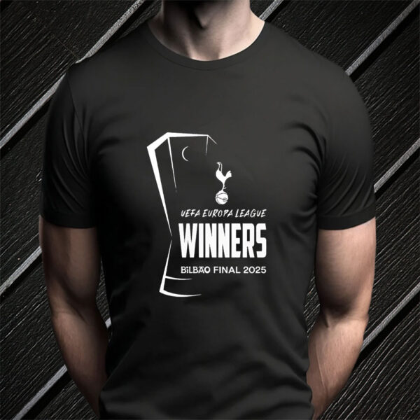 Official Tottenham Hotspur Europa League Champions Bilbao Final 2025 Winners T-Shirt