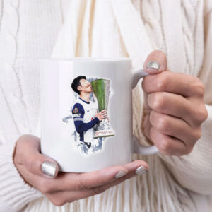 Son Heung-min 2025 - Europa League - Football Mug