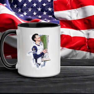 Son Heung-min 2025 - Europa League - Football Mug