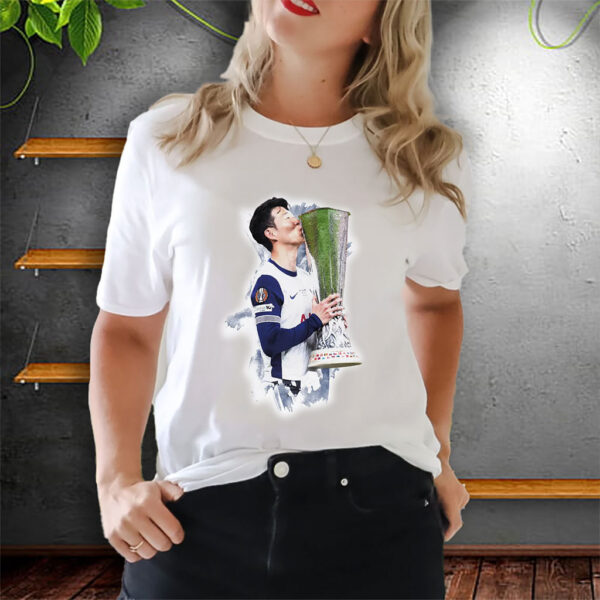 Son Heung-min 2025 - Europa League - Football T-Shirt