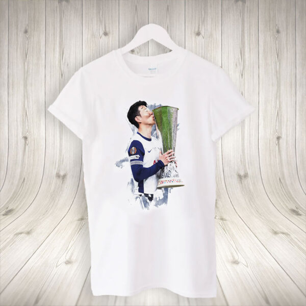 Son Heung-min 2025 - Europa League - Football T-Shirt