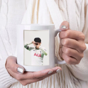 Son Heung-min Celebrates – Camera Moment Tottenham Hotspur Mug