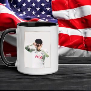 Son Heung-min Celebrates – Camera Moment Tottenham Hotspur Mug