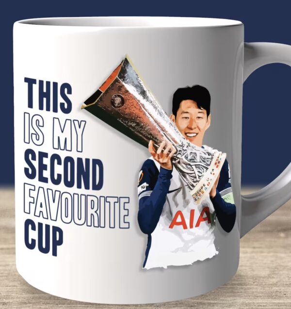 Son Heung-min Tottenham Spurs Europa League Winners Mug