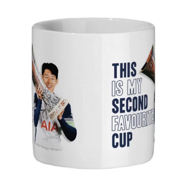 Son Heung-min Tottenham Spurs Europa League Winners Mug