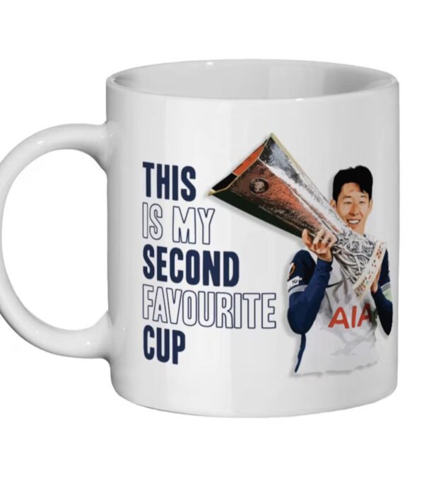 Son Heung-min Tottenham Spurs Europa League Winners Mug