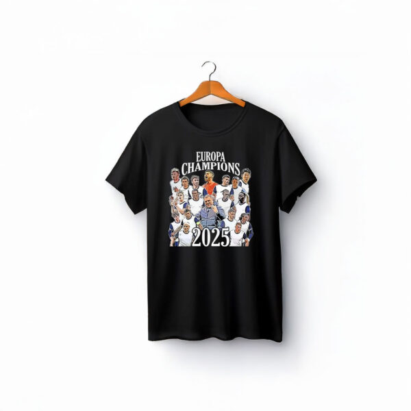 Spurs Champions Of Europa 2025 T-Shirt