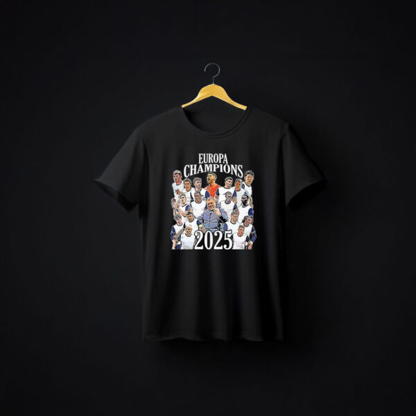 Spurs Champions Of Europa 2025 T-Shirt