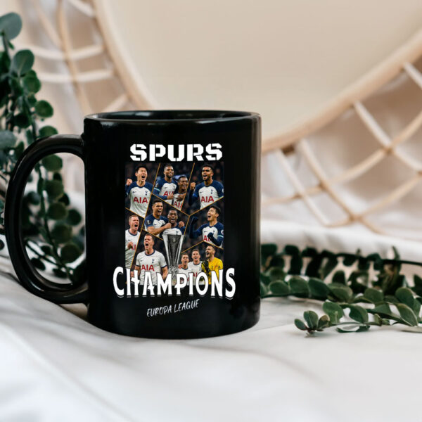 Spurs Europa League Champions, Tottenham Hotspur Football Club,Spurs Champions Of Europa 2025 Mug