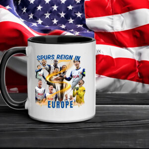 Spurs Reign In Europe, Tottenham Hotspur Spurs Reign In Europe Mug