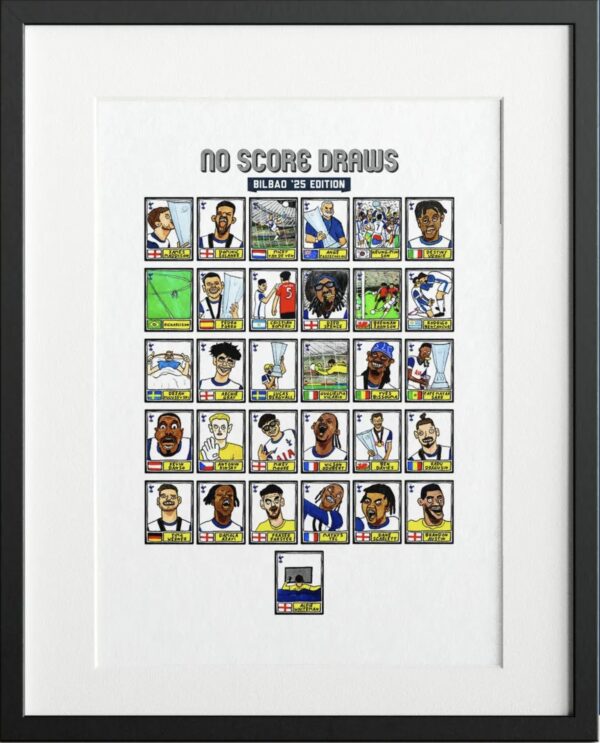 Spurs Volume 5 - No Score Draws Bilbao '25 Edition Poster