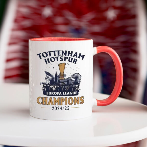 The Original Tottenham Hotspur Spurs, Europa League Champions Winners 2025 Mug