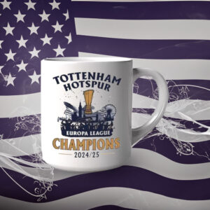 The Original Tottenham Hotspur Spurs, Europa League Champions Winners 2025 Mug