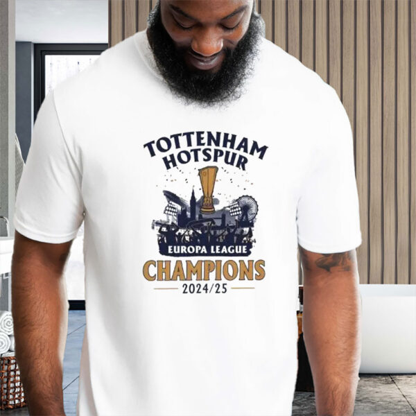 The Original Tottenham Hotspur Spurs, Europa League Champions Winners 2025 T-Shirt