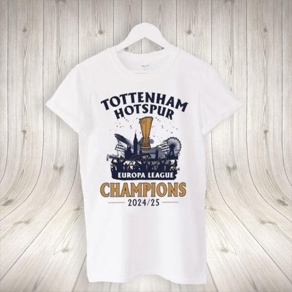 The Original Tottenham Hotspur Spurs, Europa League Champions Winners 2025 T-Shirt