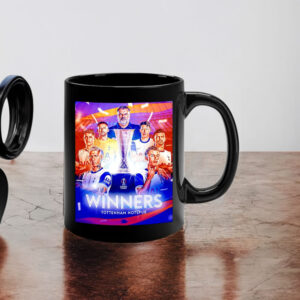 The Tottenham Hotspur UEFA Europa League Champions 2025 poster Mug
