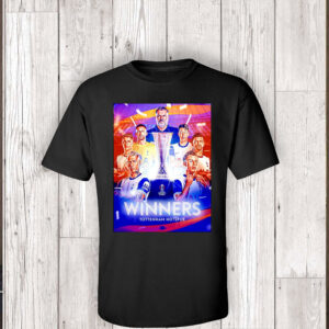 The Tottenham Hotspur UEFA Europa League Champions 2025 poster T-Shirt