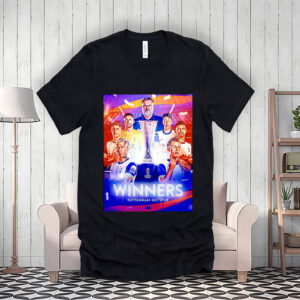 The Tottenham Hotspur UEFA Europa League Champions 2025 poster T-Shirt