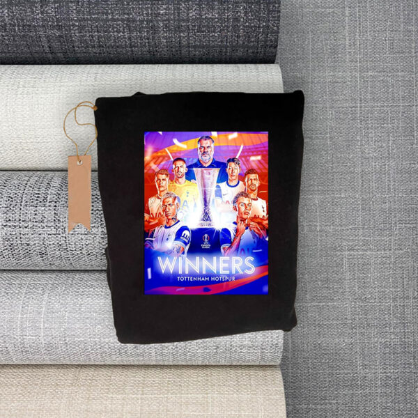 The Tottenham Hotspur UEFA Europa League Champions 2025 poster T-Shirt