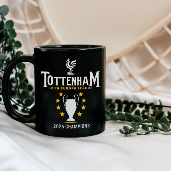Tottenham 2025 Europa League Champions - Spurs Soccer Fan Mug