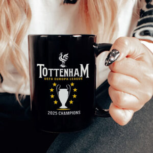 Tottenham 2025 Europa League Champions - Spurs Soccer Fan Mug