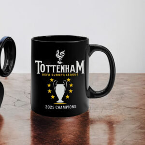 Tottenham 2025 Europa League Champions - Spurs Soccer Fan Mug