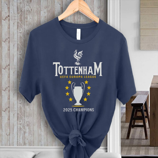 Tottenham 2025 Europa League Champions - Spurs Soccer Fan T-Shirt