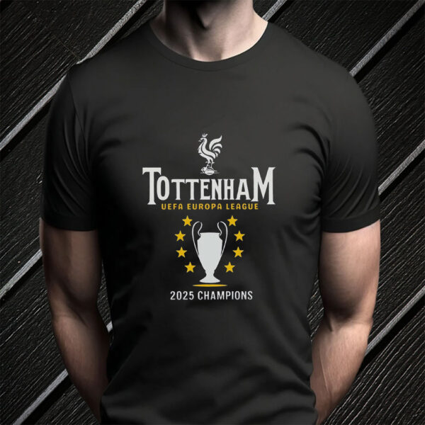 Tottenham 2025 Europa League Champions - Spurs Soccer Fan T-Shirt